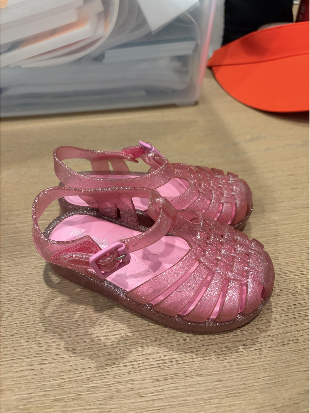 Girl's Mini Melissa Jelly Sandals size US7